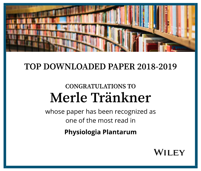 Ausgezeichnet als „Top Downloaded Paper 2018–2019“: der Artikel von Juniorprofessorin Dr. Merle Tränkner, Dr. Ershad Tavakol und Dr. Bálint Jákli